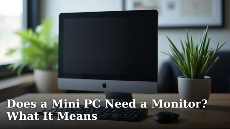 Does a Mini PC Need a Monitor? What It Means