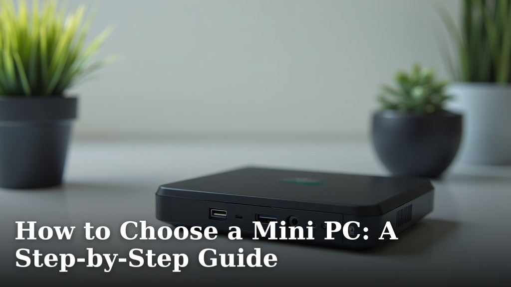 How to Choose a Mini PC: A Step-by-Step Guide