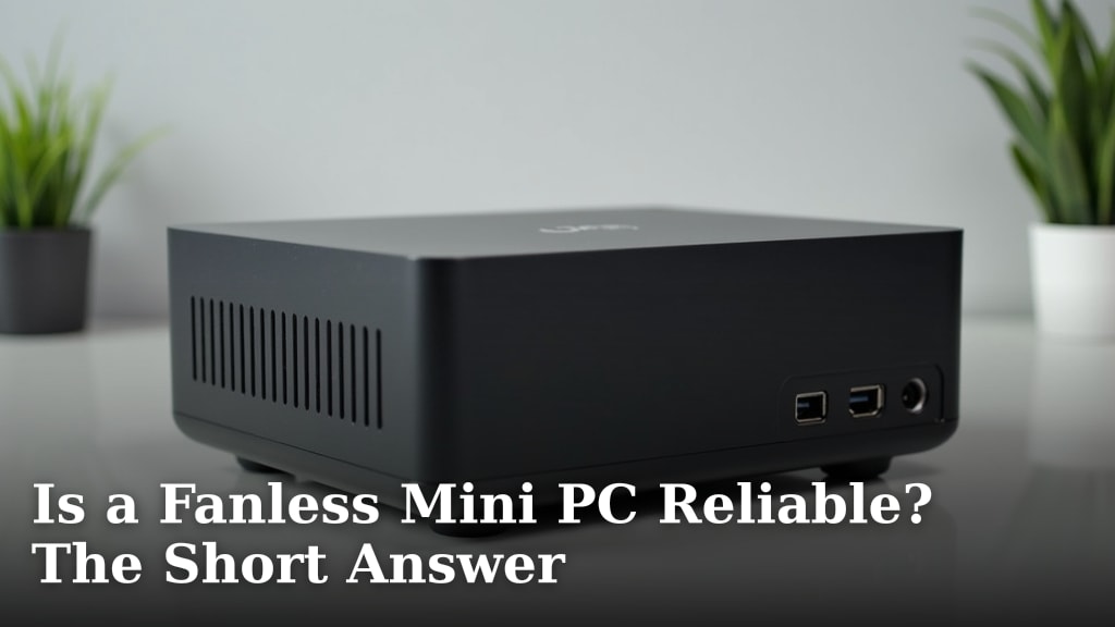 Is a Fanless Mini PC Reliable? The Short Answer