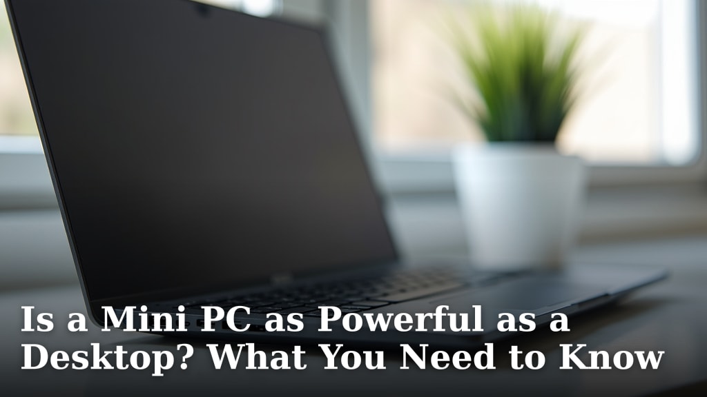 Is a Mini PC as Powerful as a Desktop? What You Need to Know