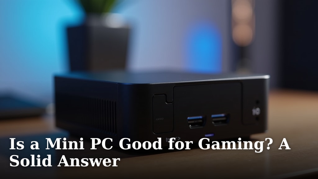 Is a Mini PC Good for Gaming? A Solid Answer