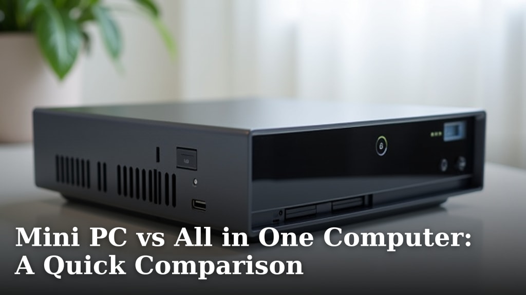 Mini PC vs All in One Computer: A Quick Comparison