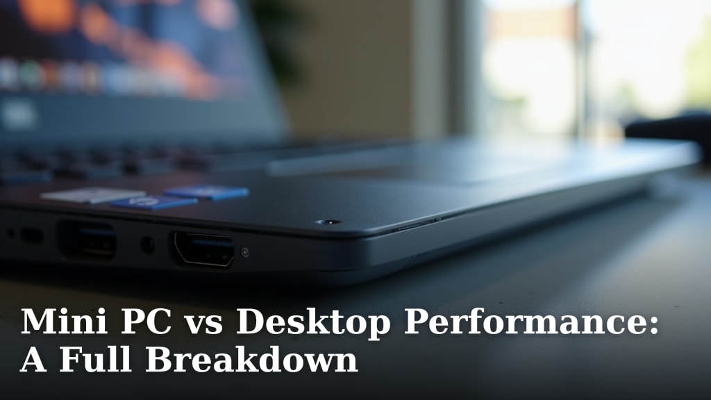 Mini PC vs Desktop Performance: A Full Breakdown