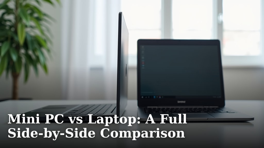 Mini PC vs Laptop: A Full Side-by-Side Comparison