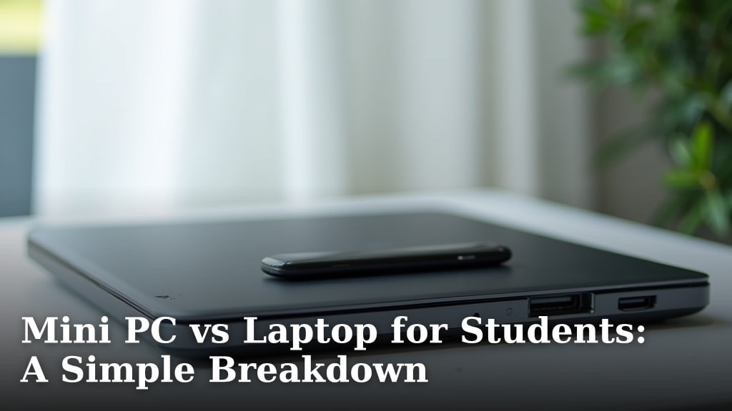 Mini PC vs Laptop for Students: A Simple Breakdown