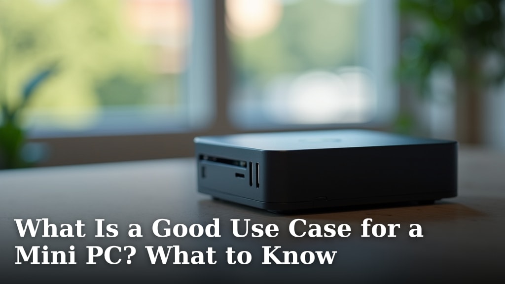 What Is a Good Use Case for a Mini PC? What to Know